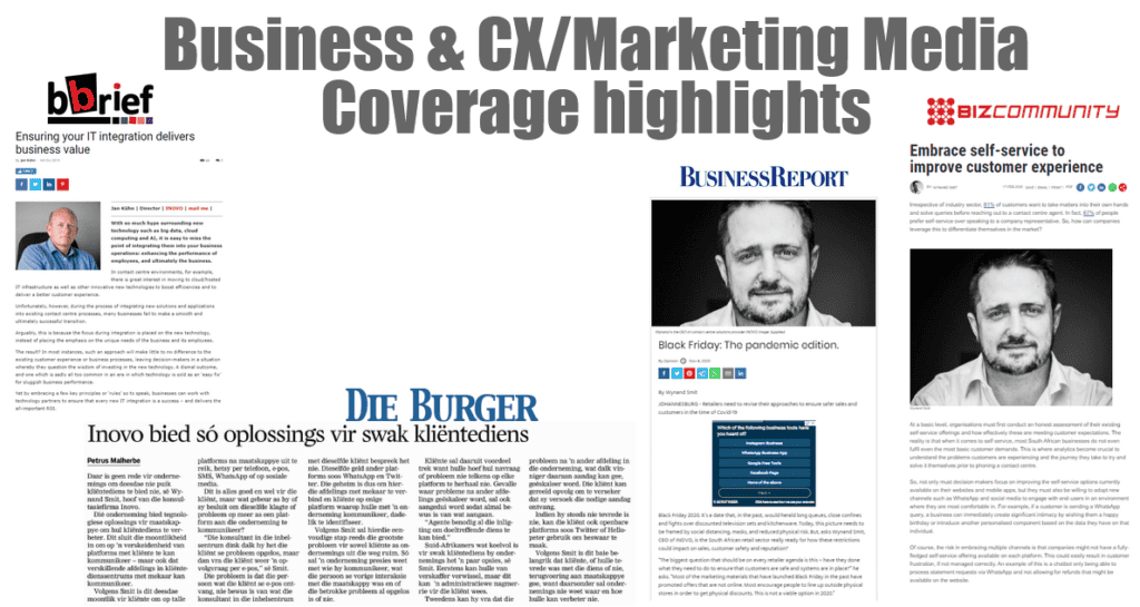 Using media interviews to achieve brand recognition INOVO bus coverage