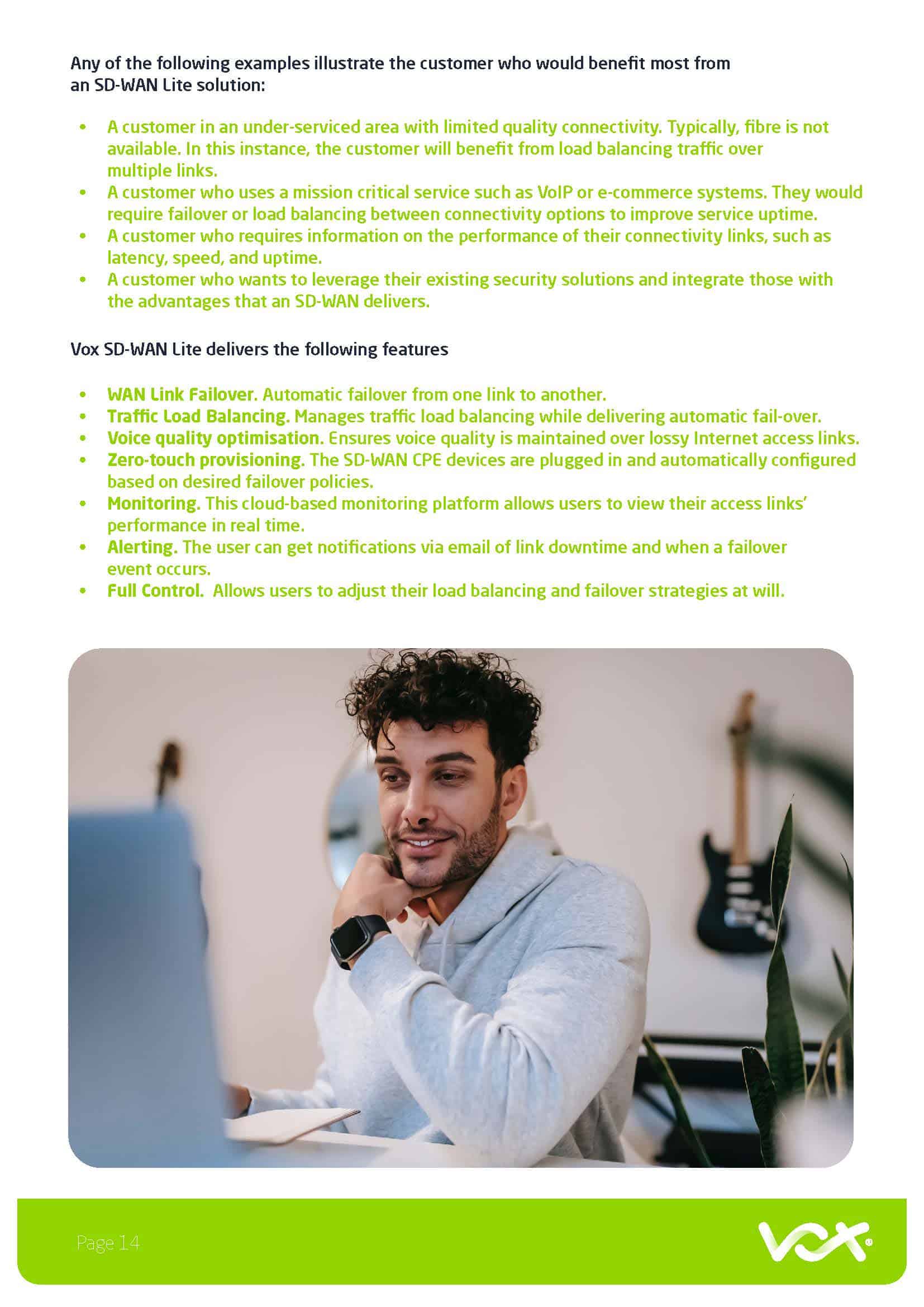 SD WAN whitepaper Page 14