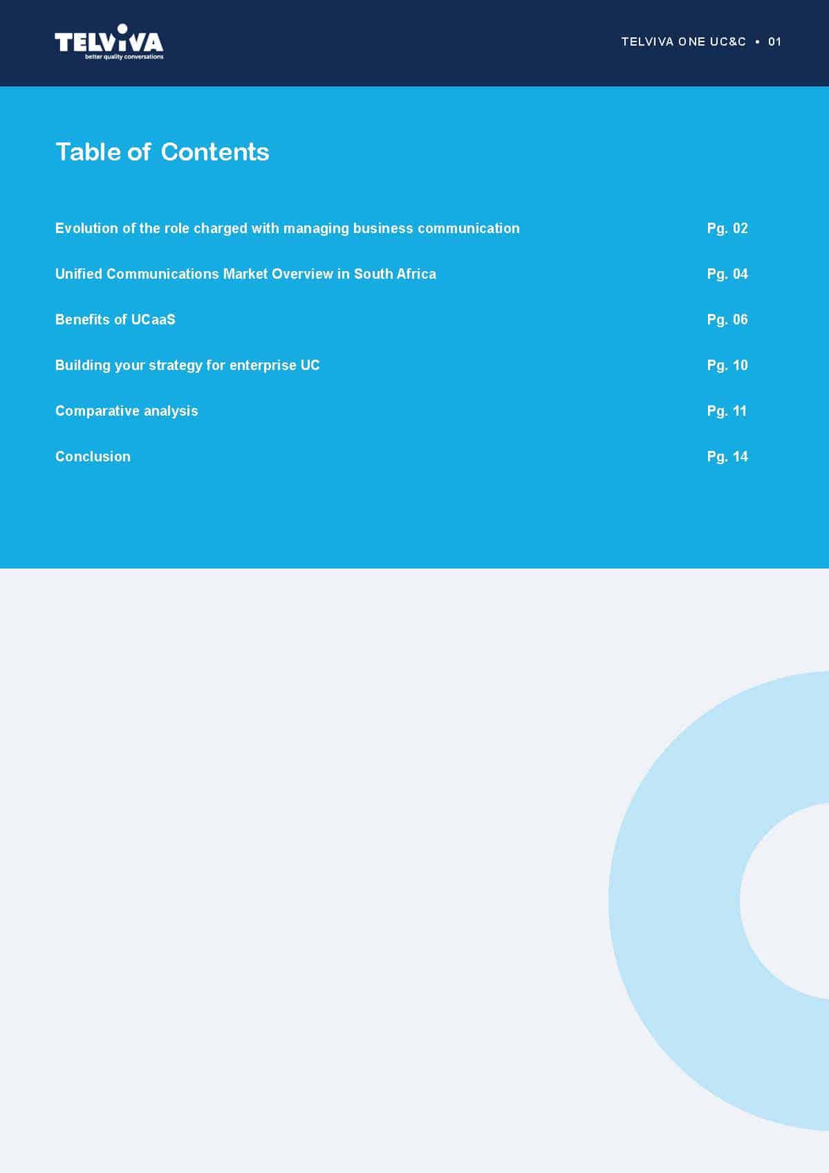 Telviva One White Paper front image Page 02