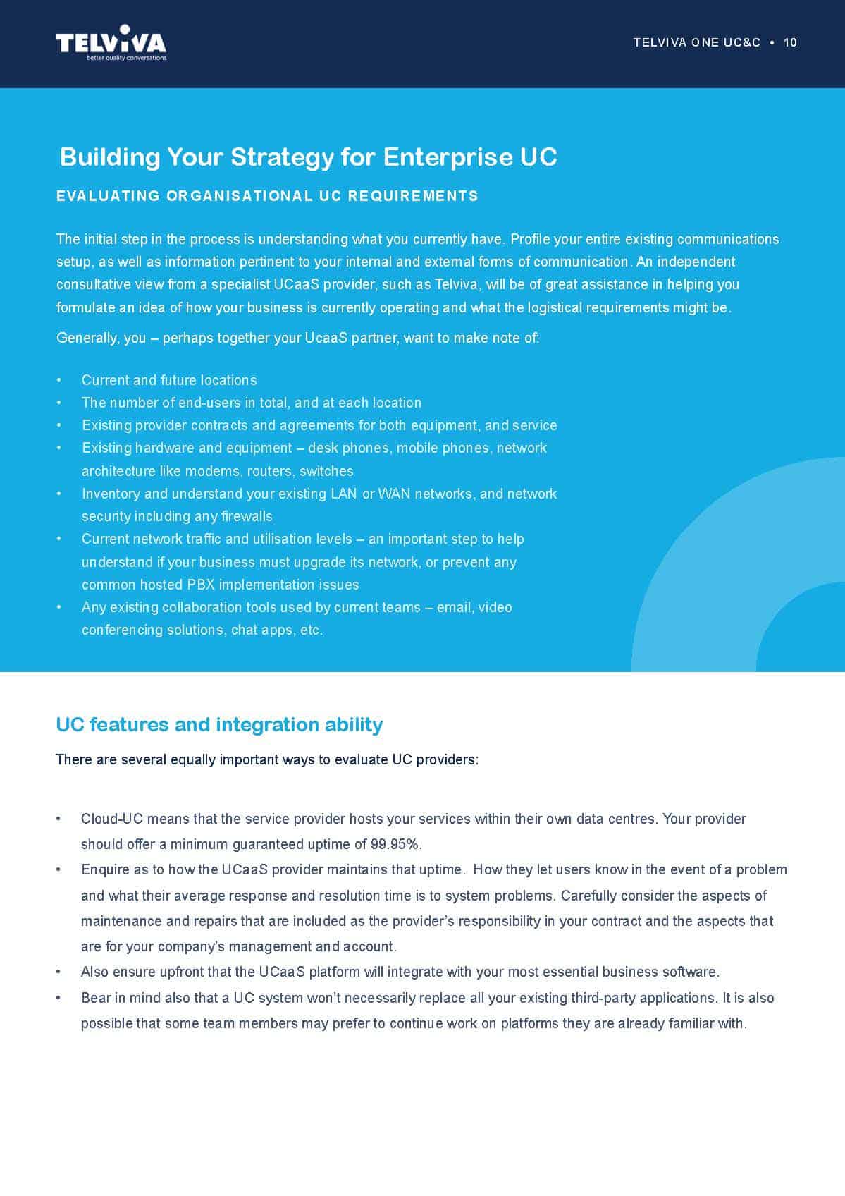 Telviva One White Paper front image Page 11