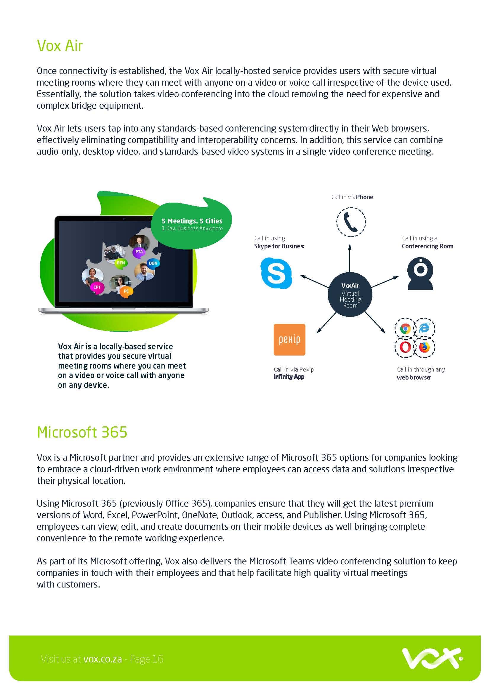 Vox Work from Home White Paper Page 16