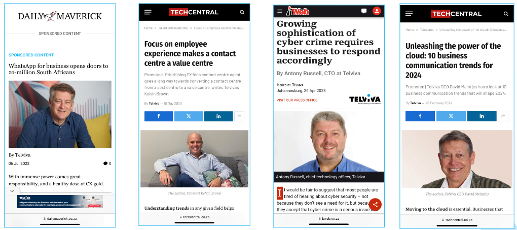 Strengthening brand credibility and driving lead generation for Telviva through PR and digital marketing Using advertorials to broaden reach and drive referral traffic