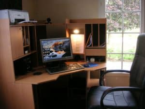 working from home